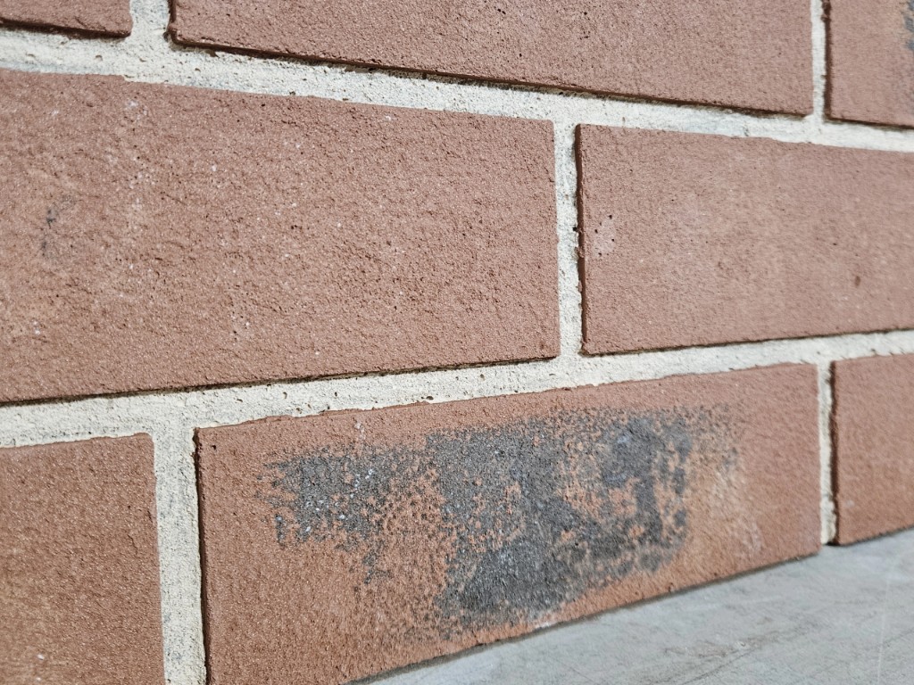 Actual panel finish - example showing brick texture detail
